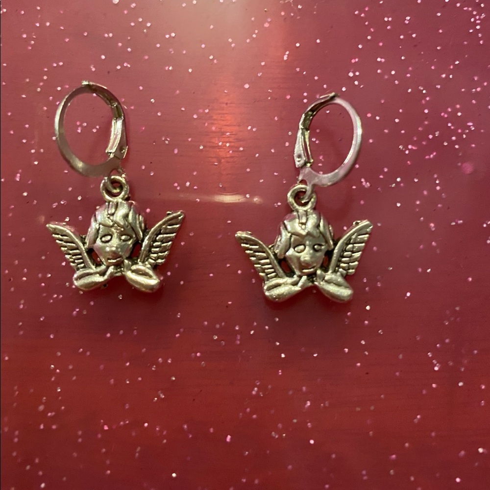 Angel earrings